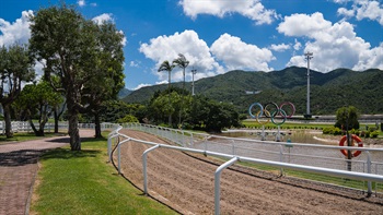 公園內展示了2008年北京奧運會的紀念展品，包括奧運五環，以紀念公園曾經是奧運比賽場地之一的特點。